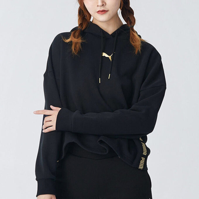 (WMNS) Metallic Nights-hettegenser «Svart gull»