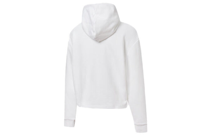 (WMNS) Metallisk Logo Hettegenser «Hvit Gull»