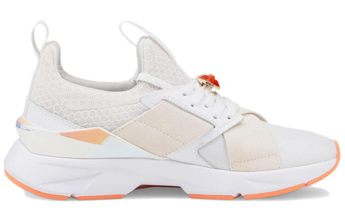 (WMNS) Muse X5 Crystal G &laquo;Hvit Ferskenrosa&raquo;