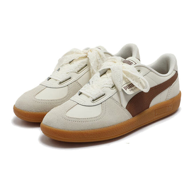 (WMNS) Palermo Wide Lace SD &laquo;Frosted Elfenben Brun Sopp&raquo;