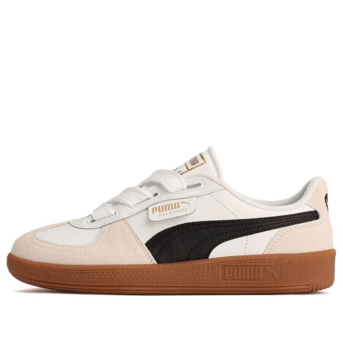(WMNS) Palermo Wide Lace SD &laquo;Hvit Svart Vaporgrå&raquo;
