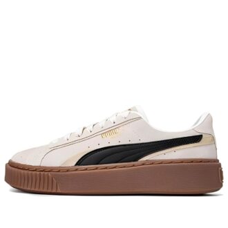 (WMNS) Platform Skatesko &laquo;Kremfarget Svart Brun&raquo;