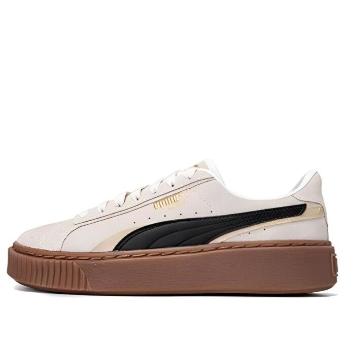(WMNS) Platform Skatesko &laquo;Kremfarget Svart Brun&raquo;