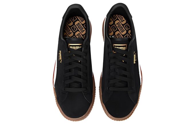 (WMNS) Platform Skatesko &laquo;Svart Hvit Brun&raquo;