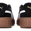(WMNS) Platform Skatesko &laquo;Svart Hvit Brun&raquo;