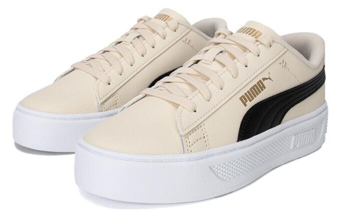 (WMNS) Platåsneakers «Beige-svart»