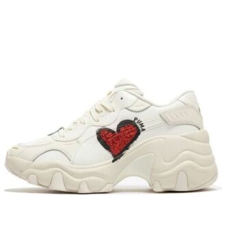 (WMNS) Pulsar Wedge CN Heart Sneakers &laquo;Hvit Rød&raquo;