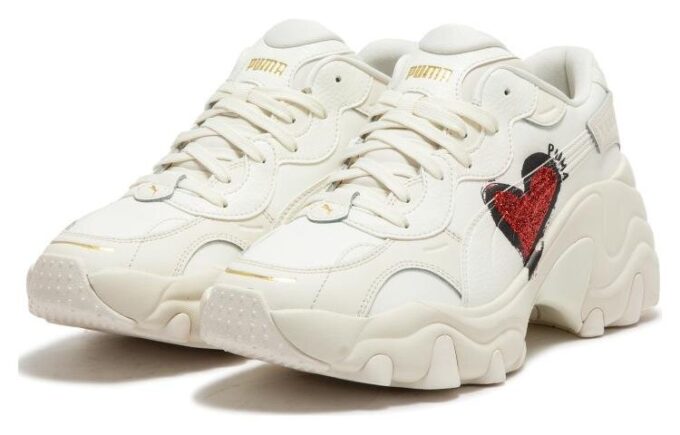 (WMNS) Pulsar Wedge CN Heart Sneakers &laquo;Hvit Rød&raquo;