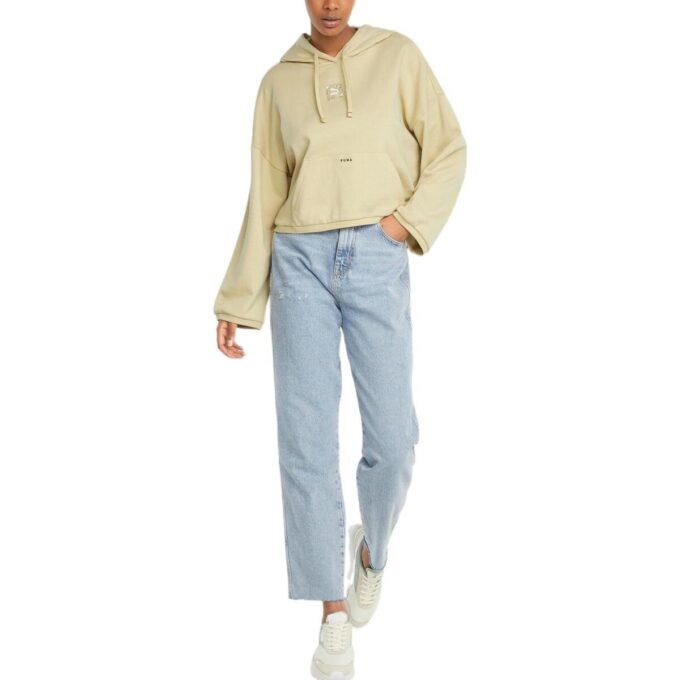 (WMNS) RE.GEN Cropped Hettegenser «Gul»
