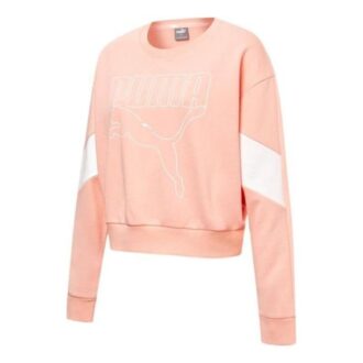 (WMNS) Rebel genser med rund hals «Rosa»