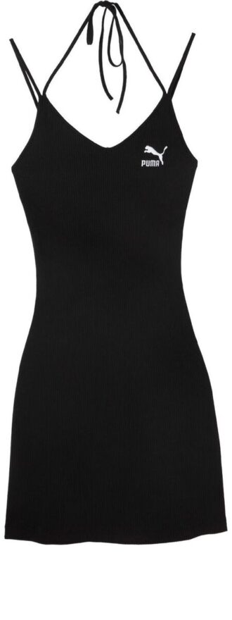 (WMNS) Ribbet Kjole med Logo &laquo;Svart&raquo;