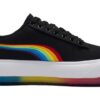 (WMNS) Semskede Mayu Prism Lave Skateboardsko med Tykk Sål, Svart