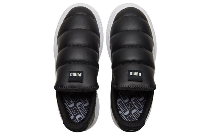 (WMNS) Semskede Mayu Slip-on Sko Svart/Hvit