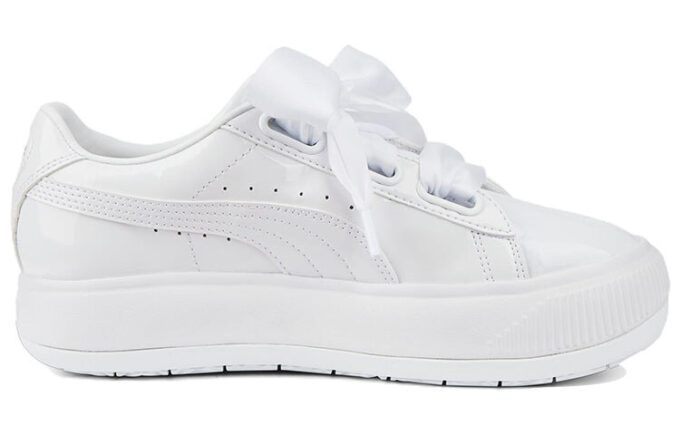 (WMNS) Semsket Mayu Hjerte Patent &laquo;Hvit&raquo;