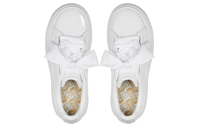 (WMNS) Semsket Mayu Hjerte Patent &laquo;Hvit&raquo;