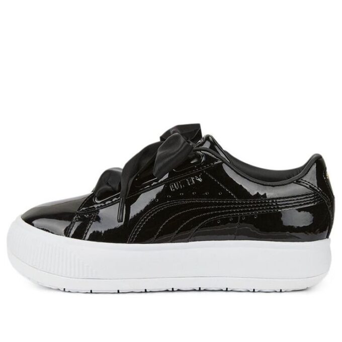 (WMNS) Semsket Mayu Hjerte Patent &laquo;Svart Hvit&raquo;