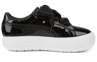 (WMNS) Semsket Mayu Hjerte Patent &laquo;Svart Hvit&raquo;