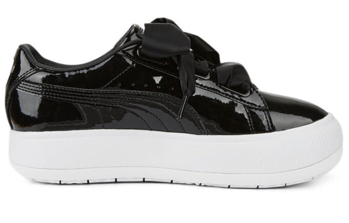 (WMNS) Semsket Mayu Hjerte Patent &laquo;Svart Hvit&raquo;