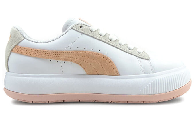 (WMNS) Semsket skinn Mayu Hvit Oransje