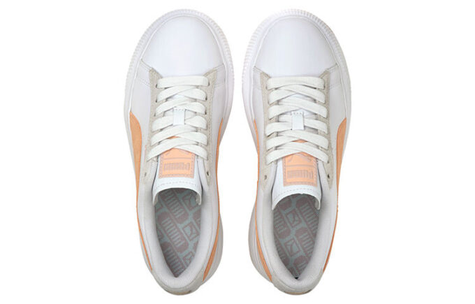 (WMNS) Semsket skinn Mayu Hvit Oransje