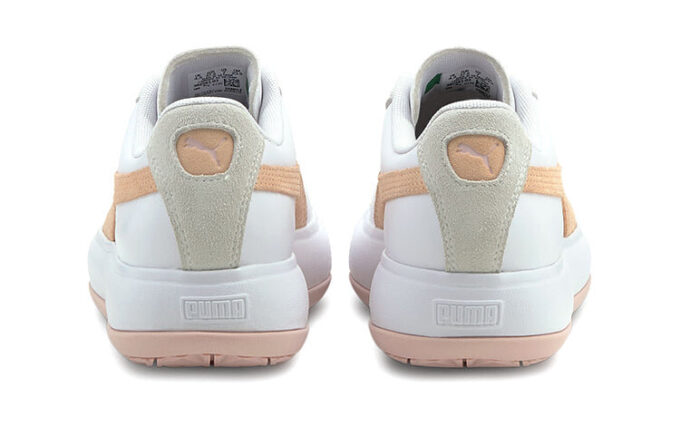 (WMNS) Semsket skinn Mayu Hvit Oransje