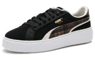 (WMNS) Semsket skinn plate &laquo;Svart&raquo;