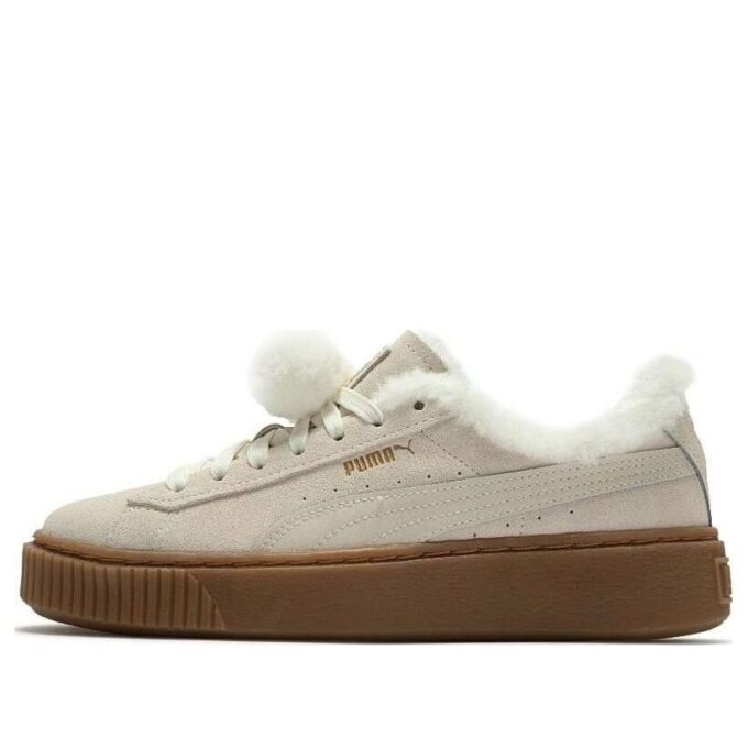 (WMNS) Semsket skinn plattform