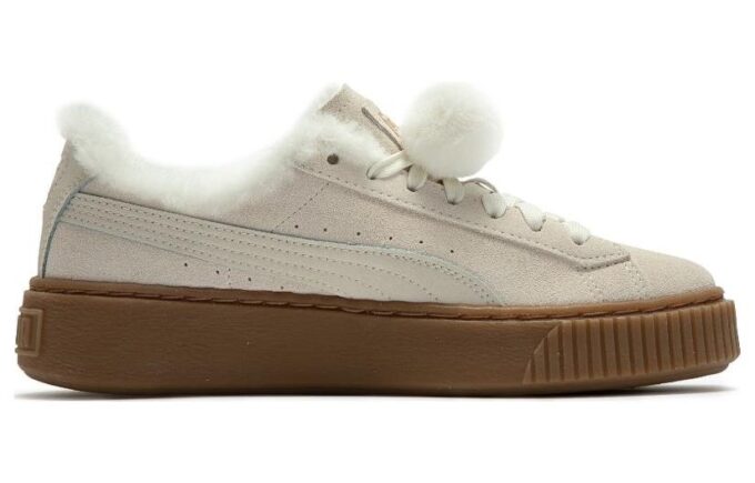 (WMNS) Semsket skinn plattform