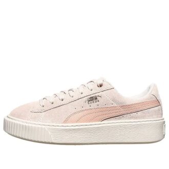 (WMNS) Semsket skinn plattform slange Rihanna for rosa