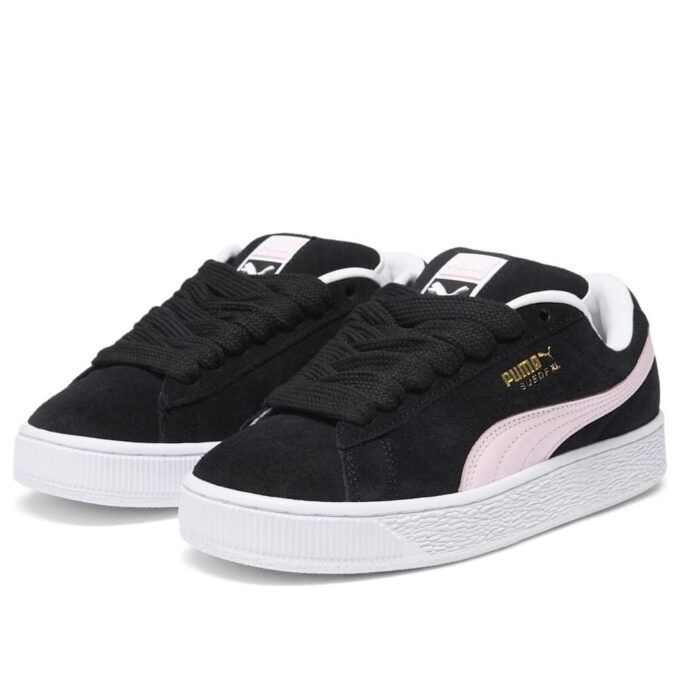 (WMNS) Semsket skinn XL &laquo;Svart, rosa&raquo;