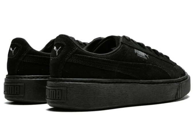 (WMNS) Semsket skinnplate &laquo;Crushed Gem – Svart&raquo;