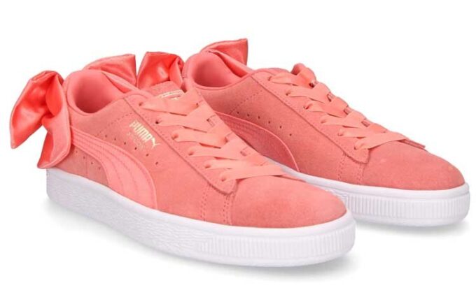 (WMNS) Semsket sløyfe «Skjellrosa»