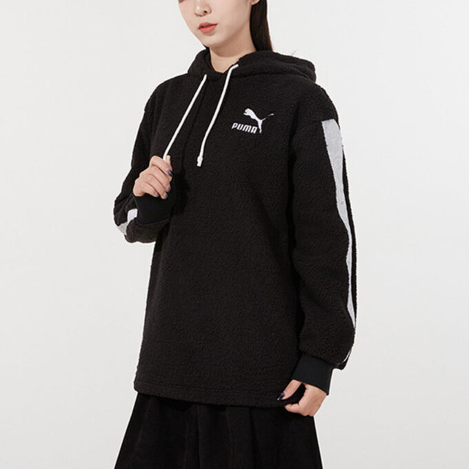 (WMNS) Sherpa-hettegenser «Svart og hvit»