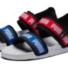 (WMNS) Signature Softride Casual Sandaler Svart Rød Blå