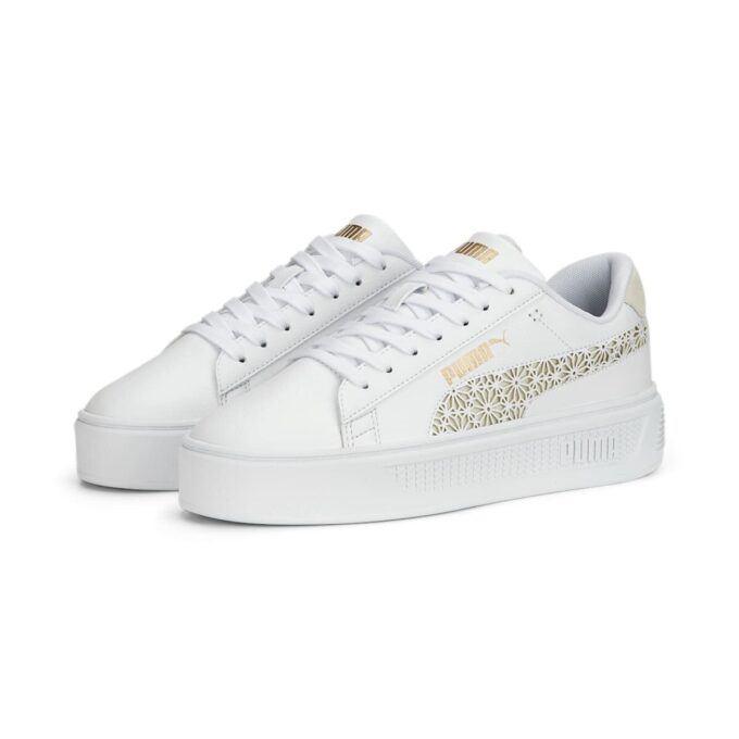 (WMNS) Smash Platform V3 «Laserskåret hvitt, perfekt gull»