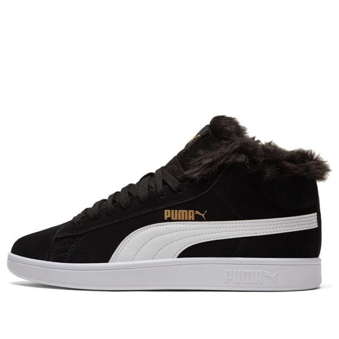 (WMNS) Smash V2 Plus Fleece Mid-Top Sneakers Svart