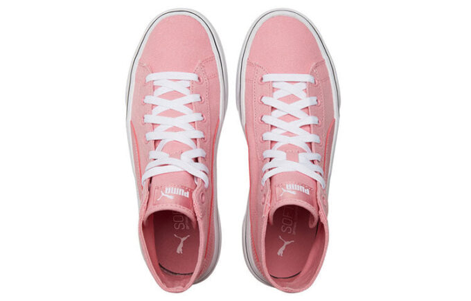 (WMNS) Sneakers Kaia Mid CV Rosa/Hvit