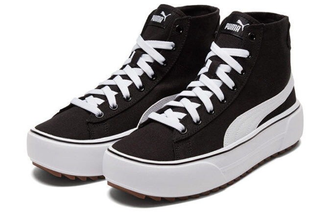 (WMNS) Sneakers Kaia Mid CV Svart/Hvit