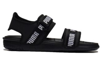 (WMNS) Softride Slide «Wordmark – Svart Hvit»