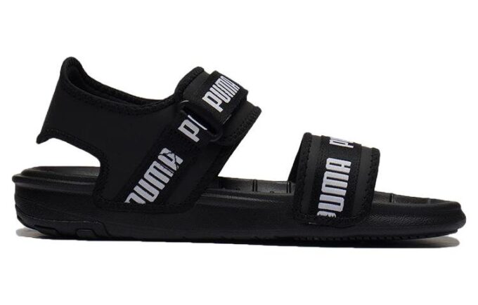 (WMNS) Softride Slide «Wordmark – Svart Hvit»