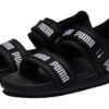 (WMNS) Softride Slide «Wordmark – Svart Hvit»