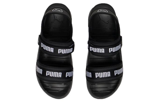 (WMNS) Softride Slide «Wordmark – Svart Hvit»