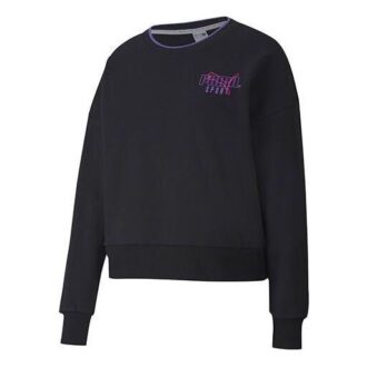 (WMNS) Sport Crew Genser «Svart Lilla»
