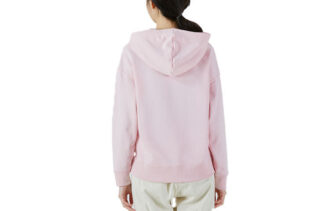 (WMNS) Stor Logo Athleisure Casual Sports Hettegenser Rosa