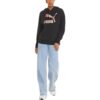 (WMNS) Stor Logo Athleisure Casual Sports Hettegenser Svart Rosa