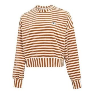 (WMNS) Stripete Strikkegenser «Beige»