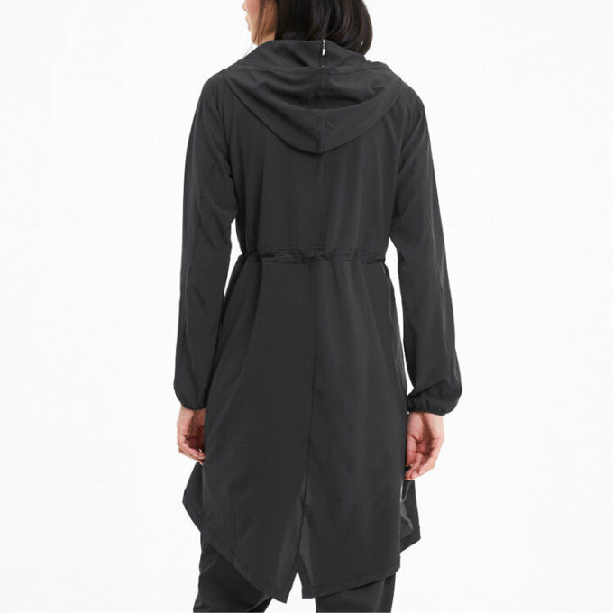 (WMNS) Studio Flow vevd hettejakke «Svart»