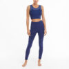 (WMNS) STUDIO Lagdelt Crop Top «Blå»