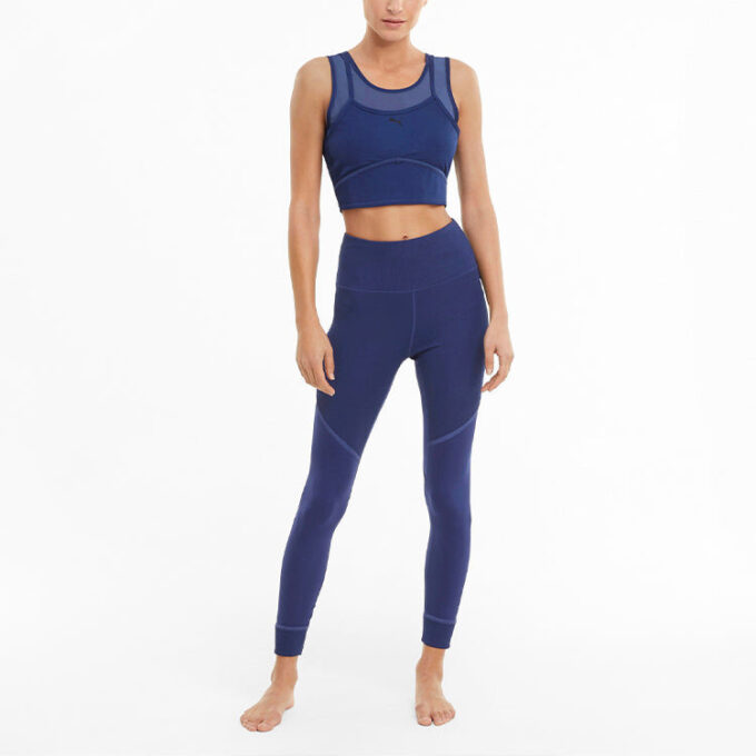 (WMNS) STUDIO Lagdelt Crop Top «Blå»