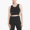 (WMNS) STUDIO Lagdelt Crop Top «Svart»